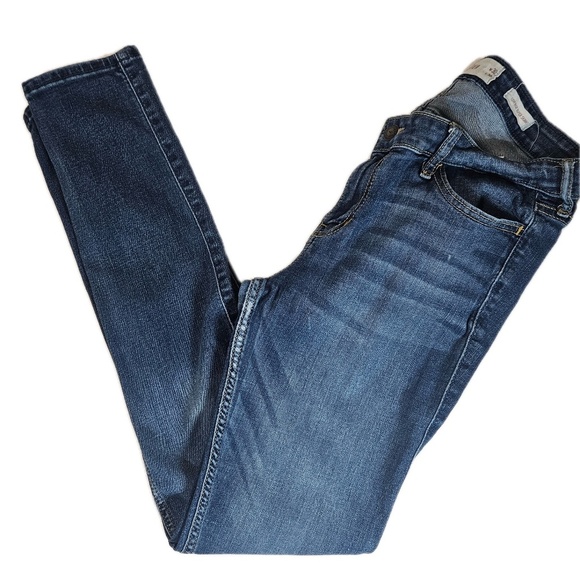Hollister Denim - Hollister Womens Jeans 11R Low Rise Super Skinny Distressed Denim Pants Blue